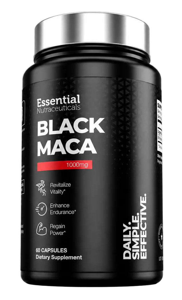 Black Maca 1000mg — Fuerza, Resistencia y Vitalidad desde los Andes
