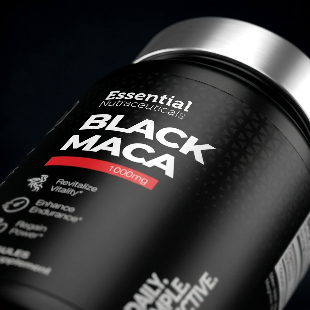 Black Maca 1000mg — Fuerza, Resistencia y Vitalidad desde los Andes