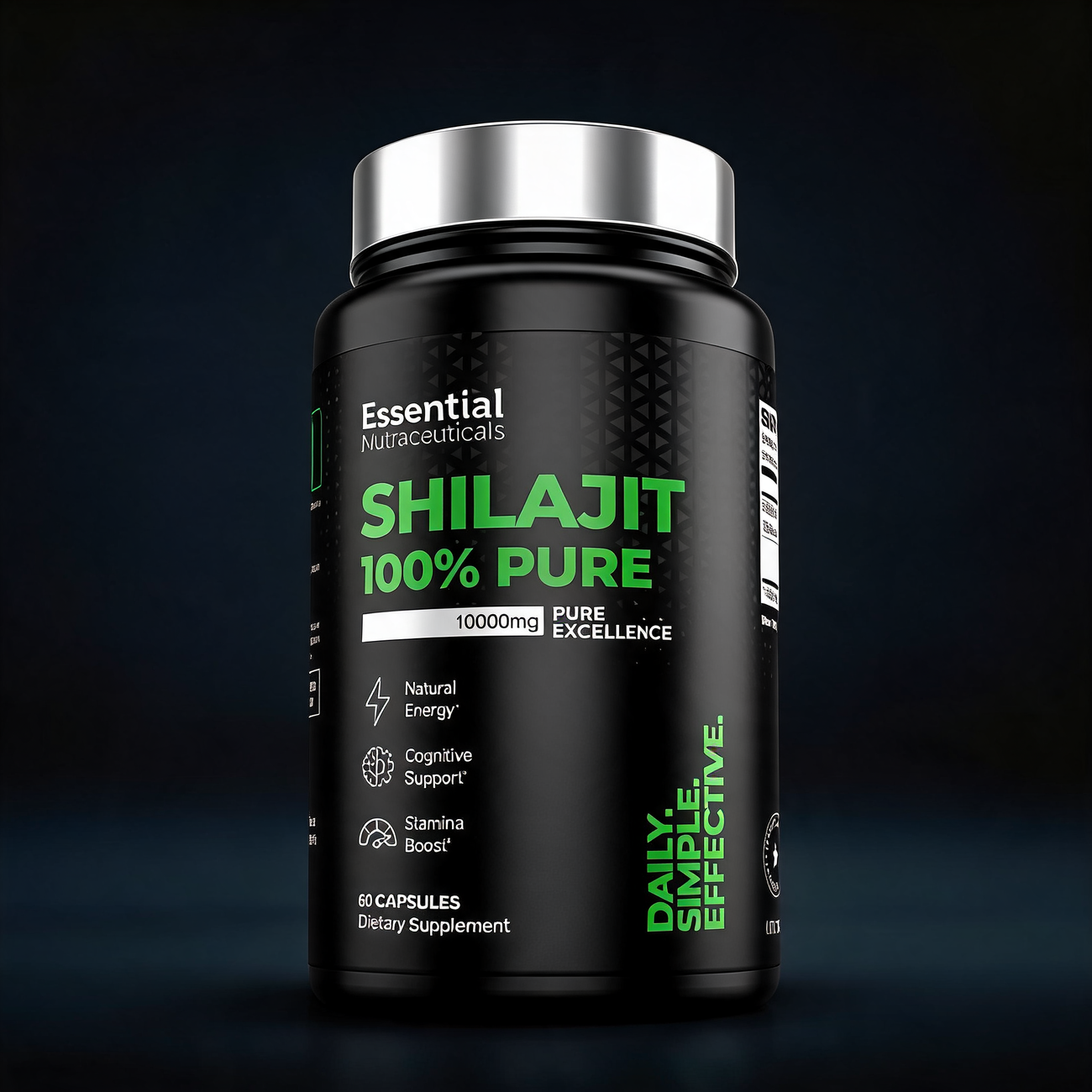 Shilajit 100% Puro — Energía, Fuerza y Resistencia Sin Estimulantes