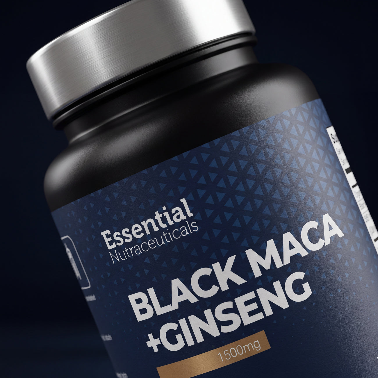 Black Maca + Ginseng 1500mg — Energía, Rendimiento y Resistencia Combinados