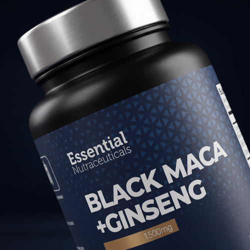 Black Maca + Ginseng 1500mg — Energía, Rendimiento y Resistencia Combinados