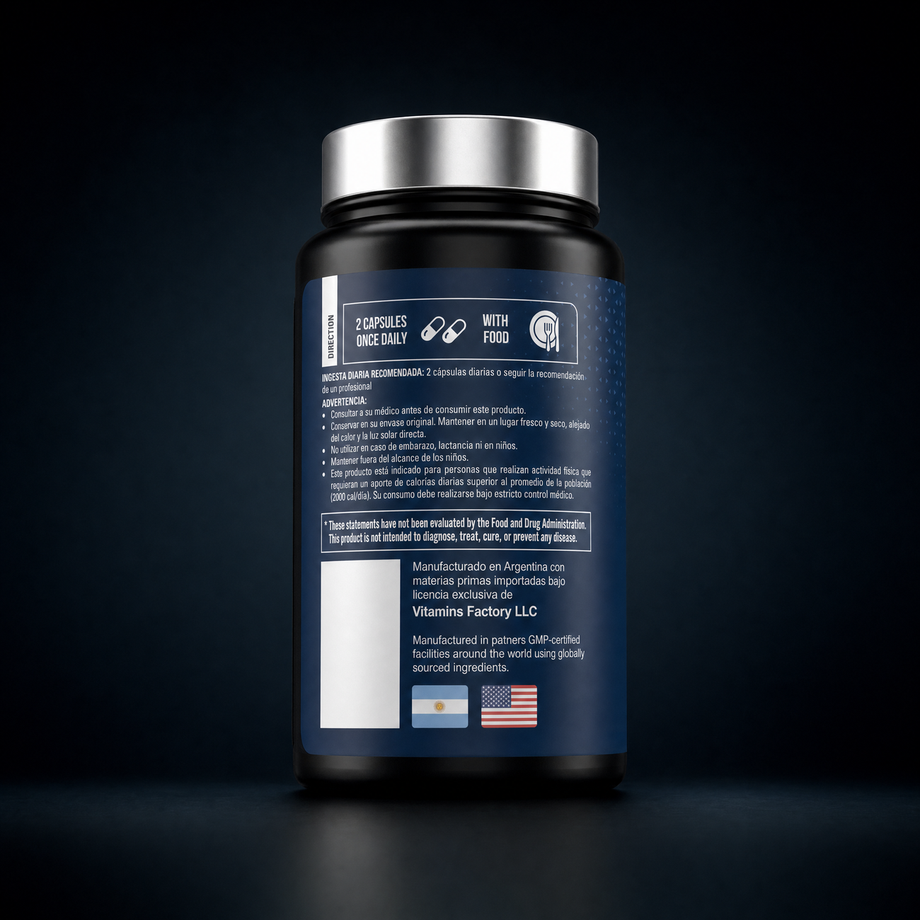 Black Maca + Ginseng 1500mg — Energía, Rendimiento y Resistencia Combinados