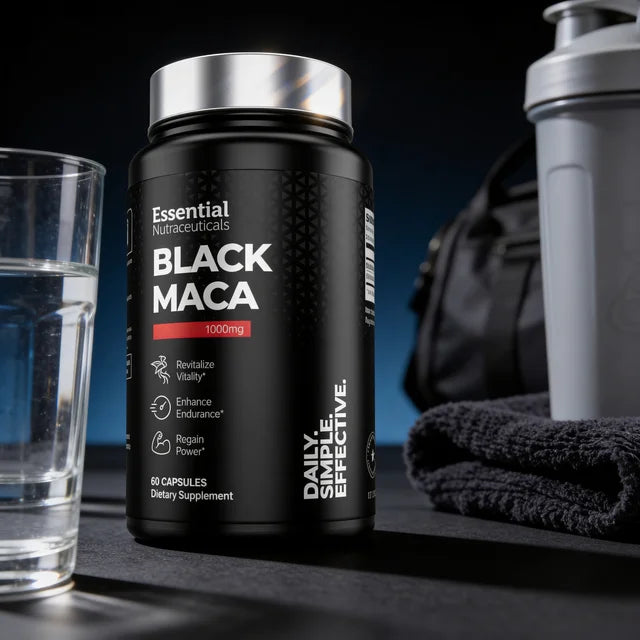 Black Maca 1000mg — Fuerza, Resistencia y Vitalidad desde los Andes