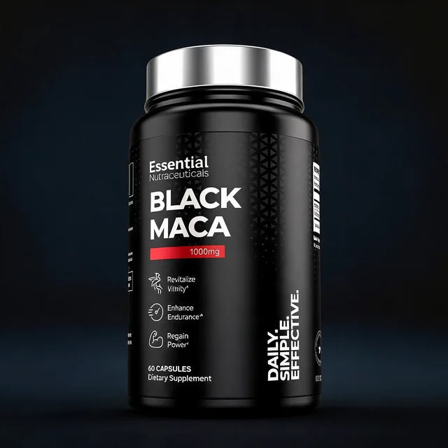 Black Maca 1000mg — Fuerza, Resistencia y Vitalidad desde los Andes